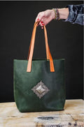 Handmade in Texas Leather Tote