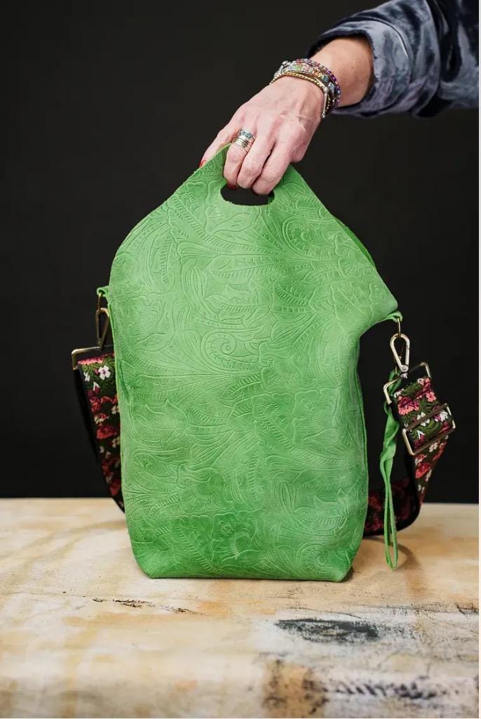 Unique Handmade Leather Handbag