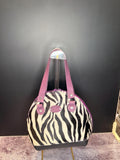 Zebra print Hair on Hide Mini Houston Bowler Bag